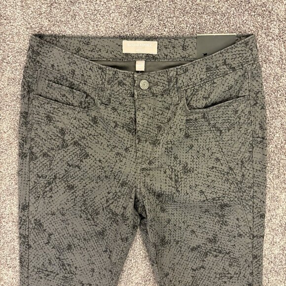 Banana Republic Womens Skinny Fit Pants Size 28 / 6 Gray Zip Hem Stretch NWT $79 - Picture 4 of 16